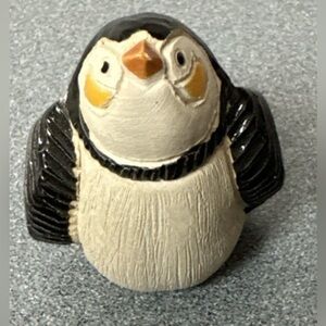 Hand carved Penguin 2" tall